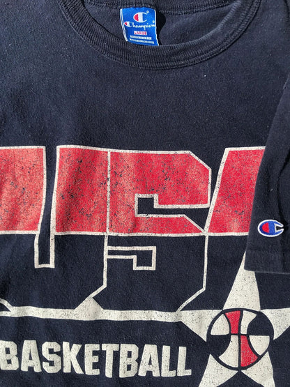 USA Bball Dream Team Olympics Champion Tee; Perfect Fade