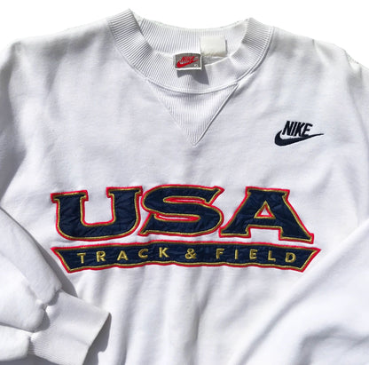 Nike USA Olympics 1992 Gray Tag Official Crew Sweatshirt