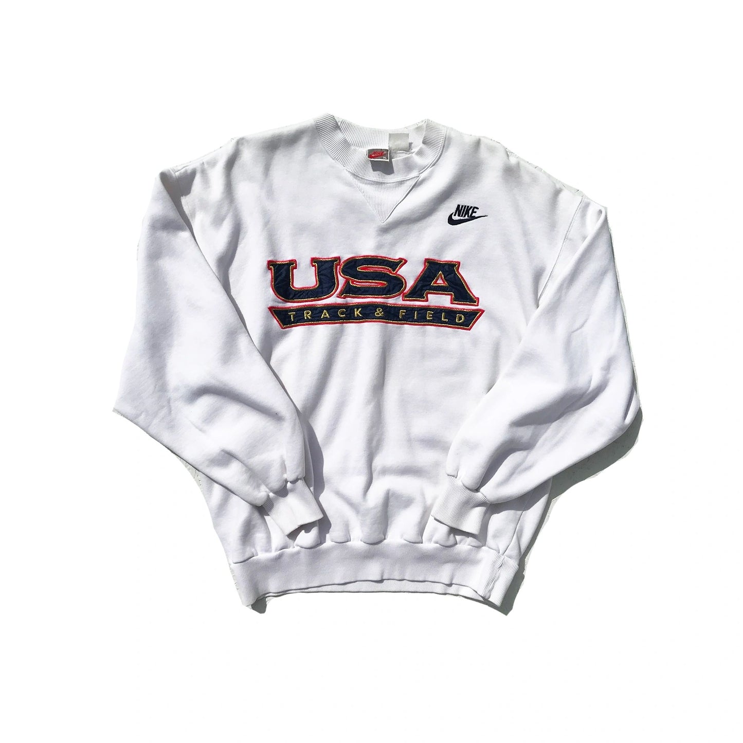 Nike USA Olympics 1992 Gray Tag Official Crew Sweatshirt