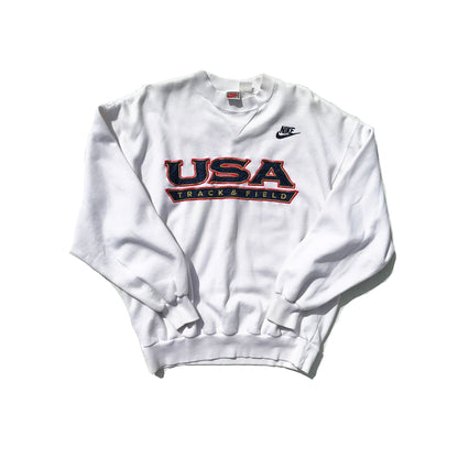 Nike USA Olympics 1992 Gray Tag Official Crew Sweatshirt