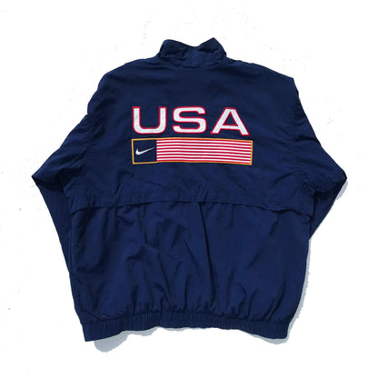 Nike USA Olympics 1996 Official Track & Field Navy Jacket