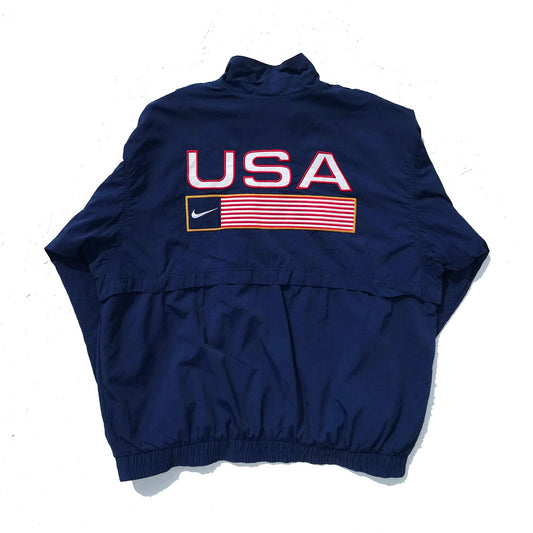 Nike USA Olympics 1996 Official Track & Field Navy Jacket