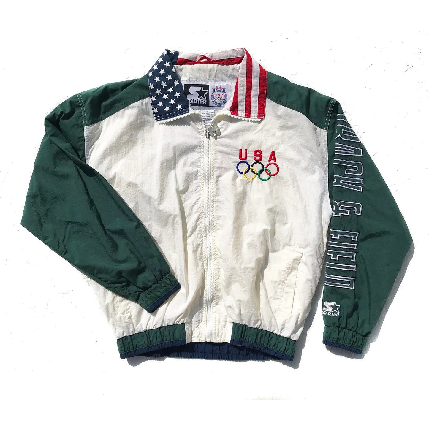 USA Olympics Official 90's Starter Warm-Up Jacket