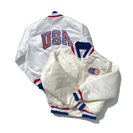 USA Olympics 1980s Official Baseball Dugout Jacket Mcgwire