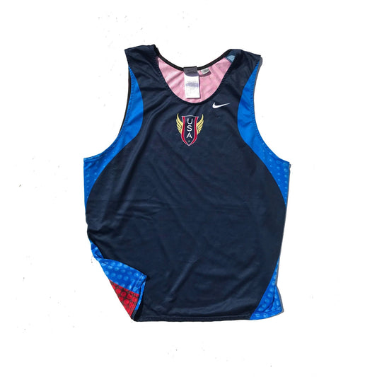 Nike Lightweight USA Olympics Track & Field Athlete Tank Made in USA