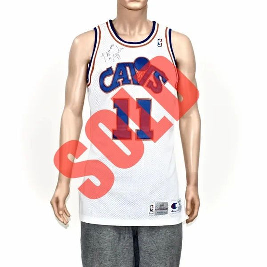 Cleveland Cavaliers Terrell Brandon Game Used Worn Champion Jersey