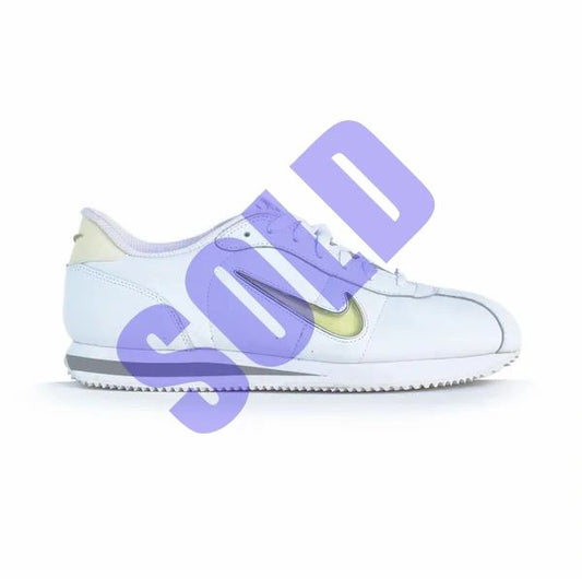 Nike Cortez Deluxe 2003 Jewel Swoosh White/White NEW in Box Size 12