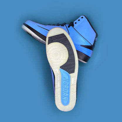 Nike Air Jordan 2 QF Custom "Wings" Label UNC