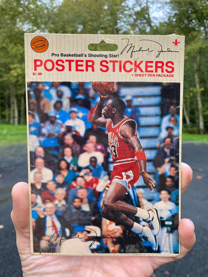 Original Air Jordan 2 1987 Photo Sticker NEW in Package