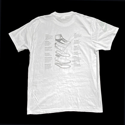 Nike Air Jordan 2 1987 Shoe Graphics Sample T-Shirt