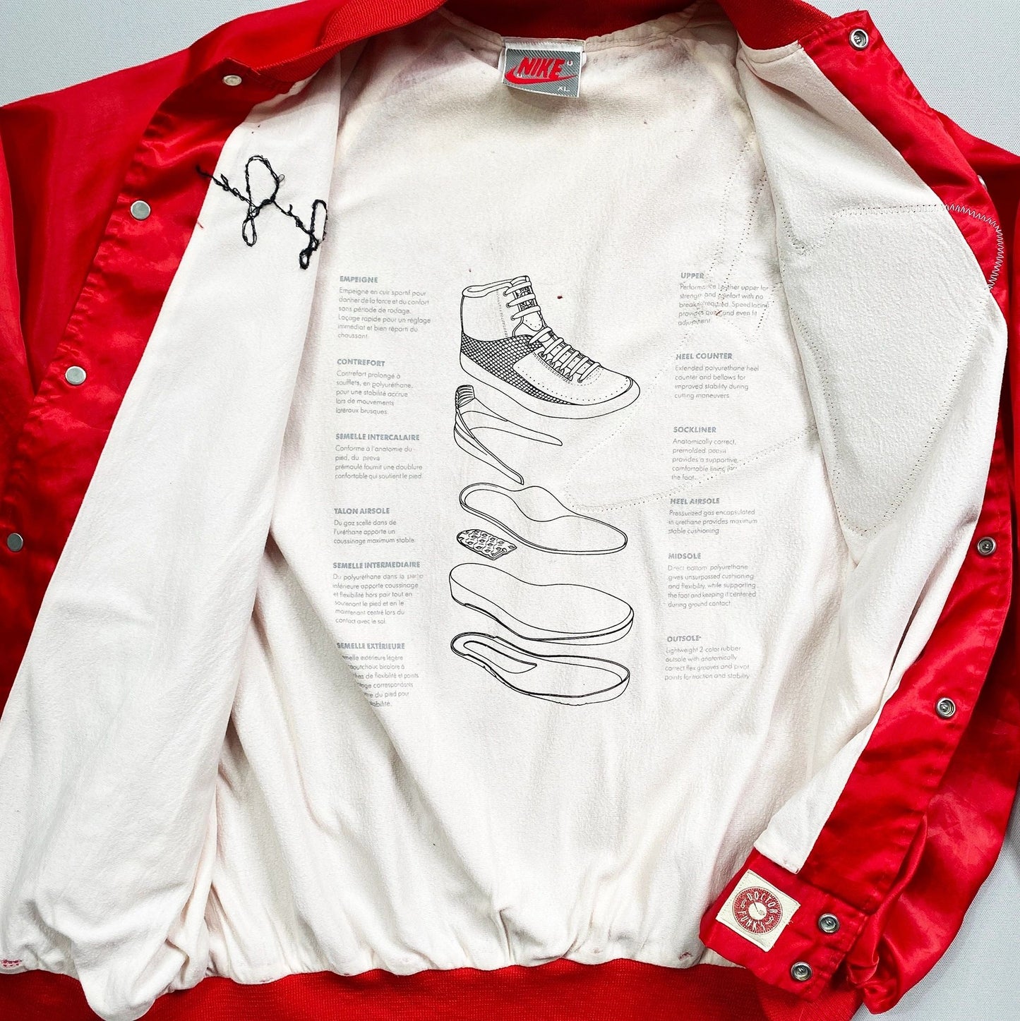 1/1 Nike Air Jordan 2 Shoes Over Shoulders Jacket