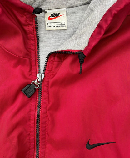 Nike Late 90's Winter Lined Hooded Jacket Size Large