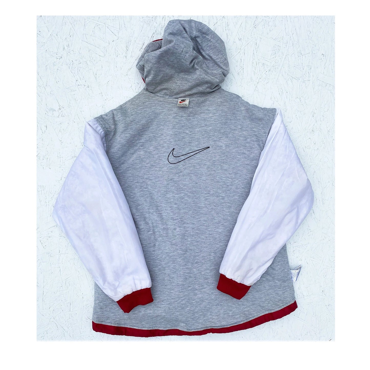 Nike Late 90's Winter Lined Hooded Jacket Size Large