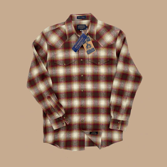 Pendleton Flannel Pearl Snap Shirt NEW w/ Tags Size Small