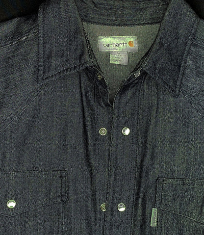 Carhartt Denim Pearl Snap Button-Up Shirt