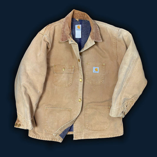 Carhartt faded Chore Barn Coat Jacket Size 46