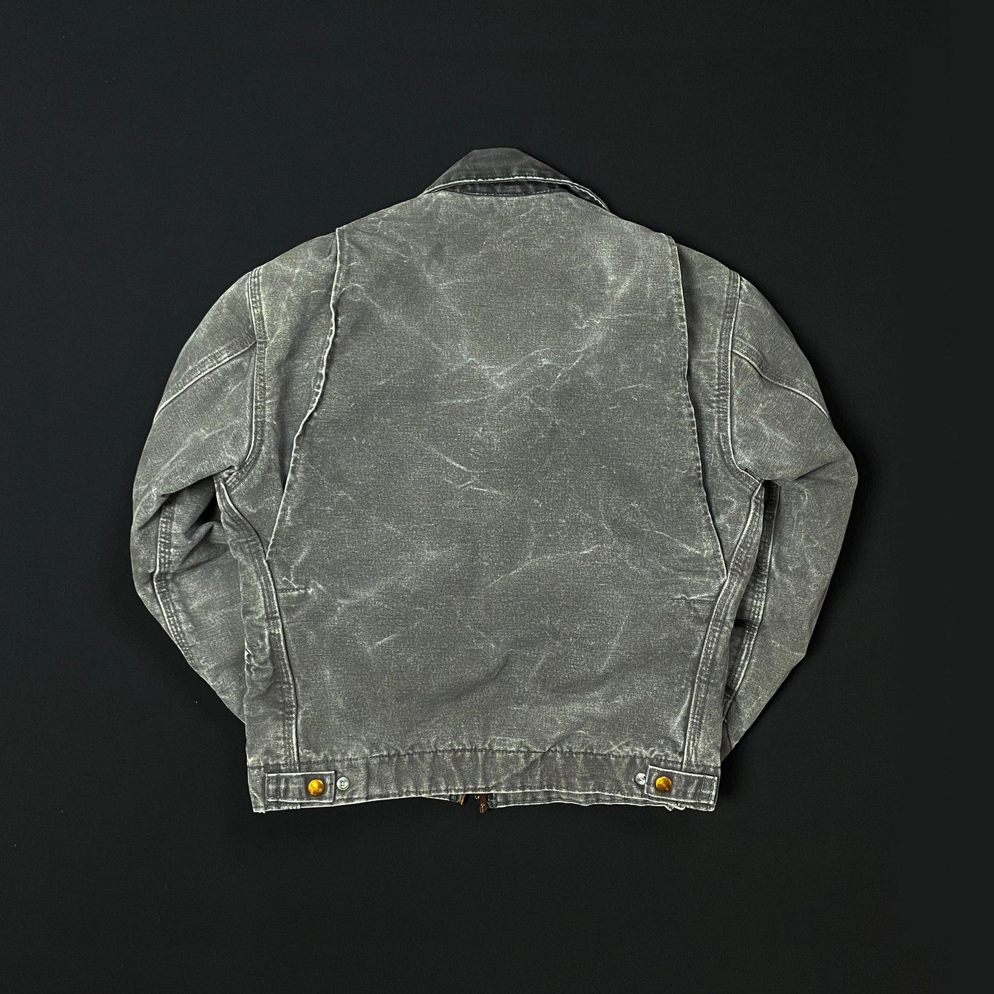 Carhartt Gravel Gray Faded Detroit Work Jacket Size Small