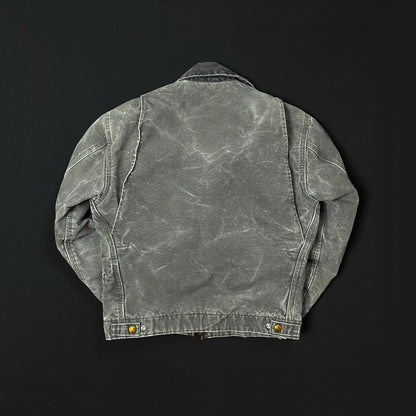 Carhartt Gravel Gray Faded Detroit Work Jacket Size Small