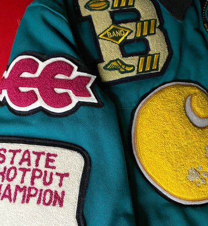 1/1 Carhartt High School Letterman's Patchwork Custom Jacket