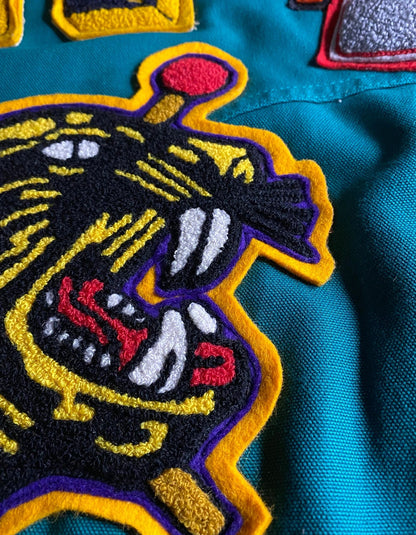 1/1 Carhartt High School Letterman's Patchwork Custom Jacket
