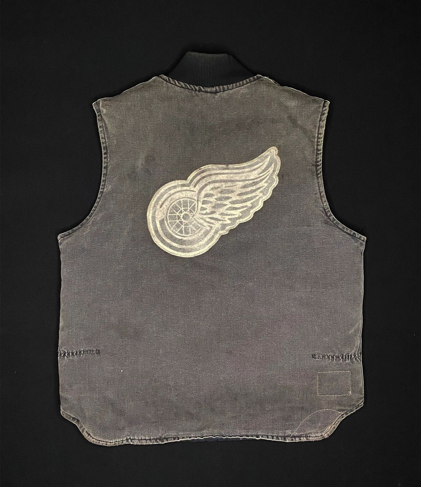 1/1 Carhartt Detroit Flip Red Wngs Custom Vest