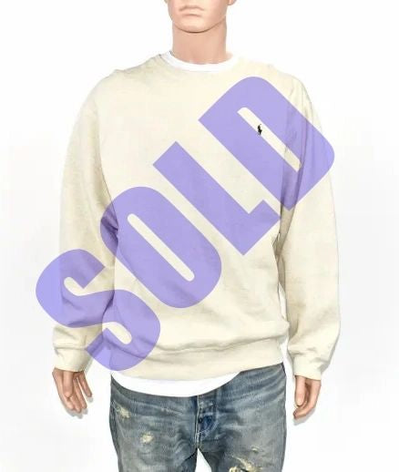 Polo Ralph Lauren Heathered Oatmeal Crew Sweatshirt
