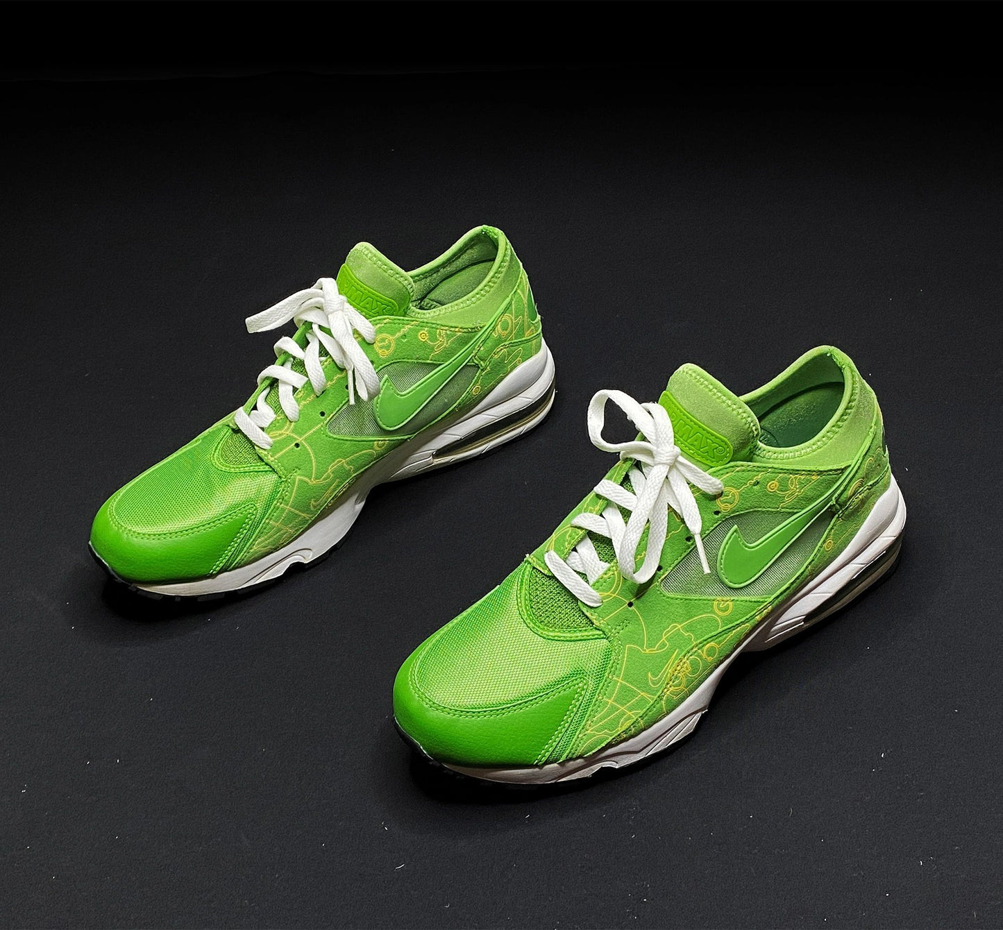Nike Air Max 93 "Green Bean" Power Wall Shoes Size 12