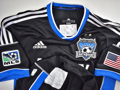 Adidas San Jose Earthquakes Rare Authentic Sample Game Jersey NEW