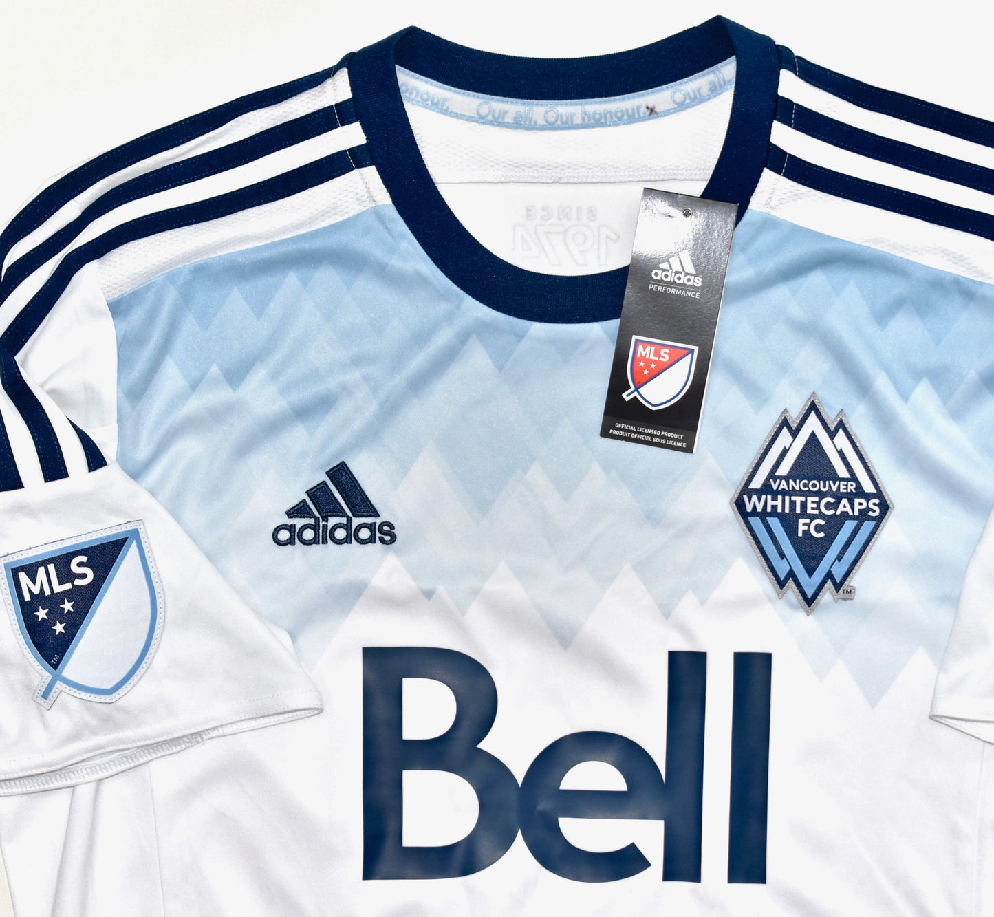 Adidas Vancouver Whitecaps MLS Game Jersey NEW