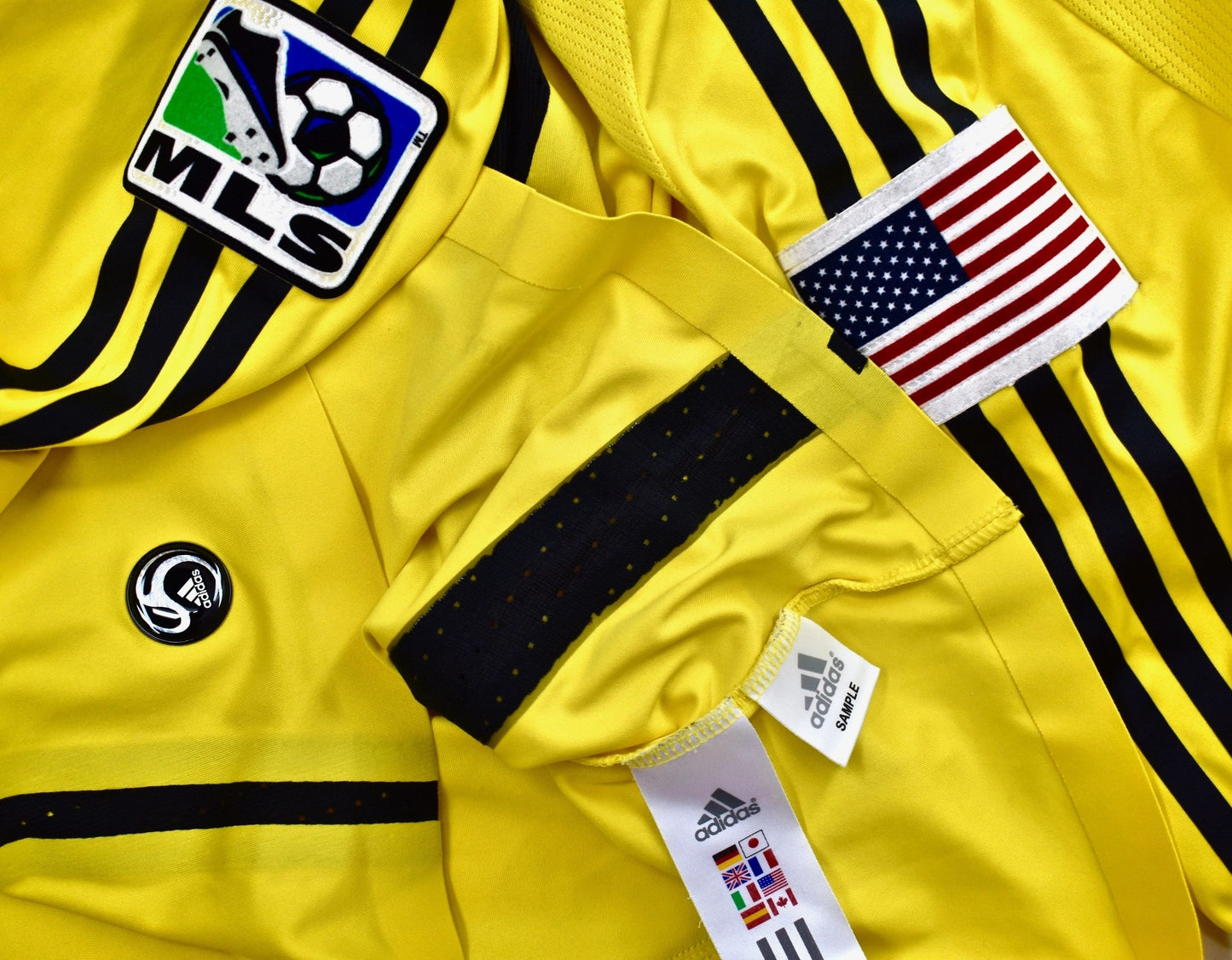 Adidas Columbus Crew L/S SAMPLE Soccer Jersey NEW