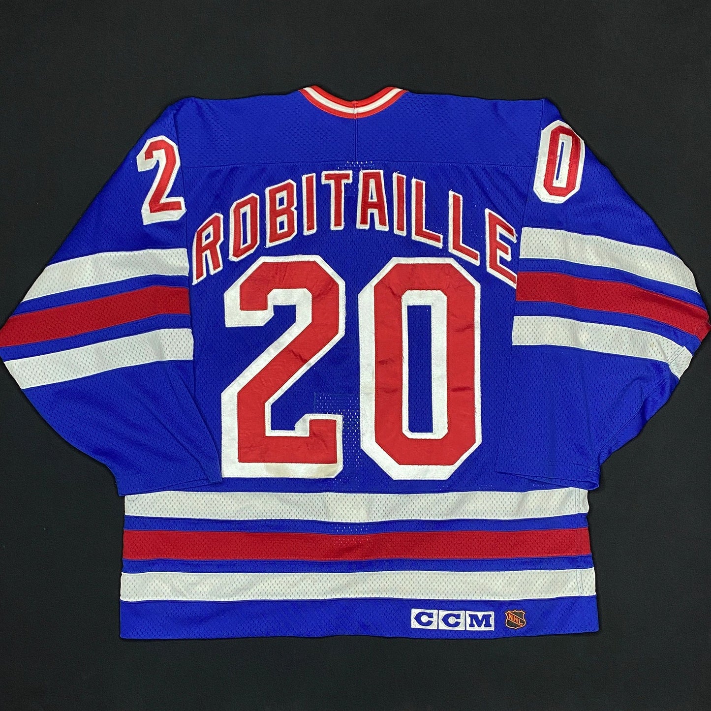 New York Rangers Luc Robitaille Authentic COSBY Game Jersey