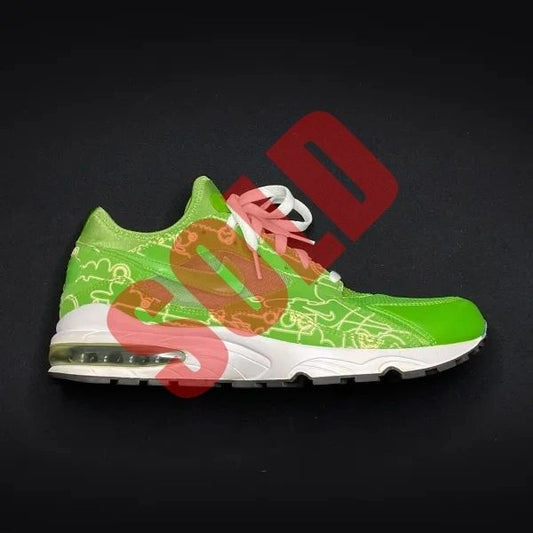 Nike Air Max 93 "Green Bean" Power Wall Shoes Size 12