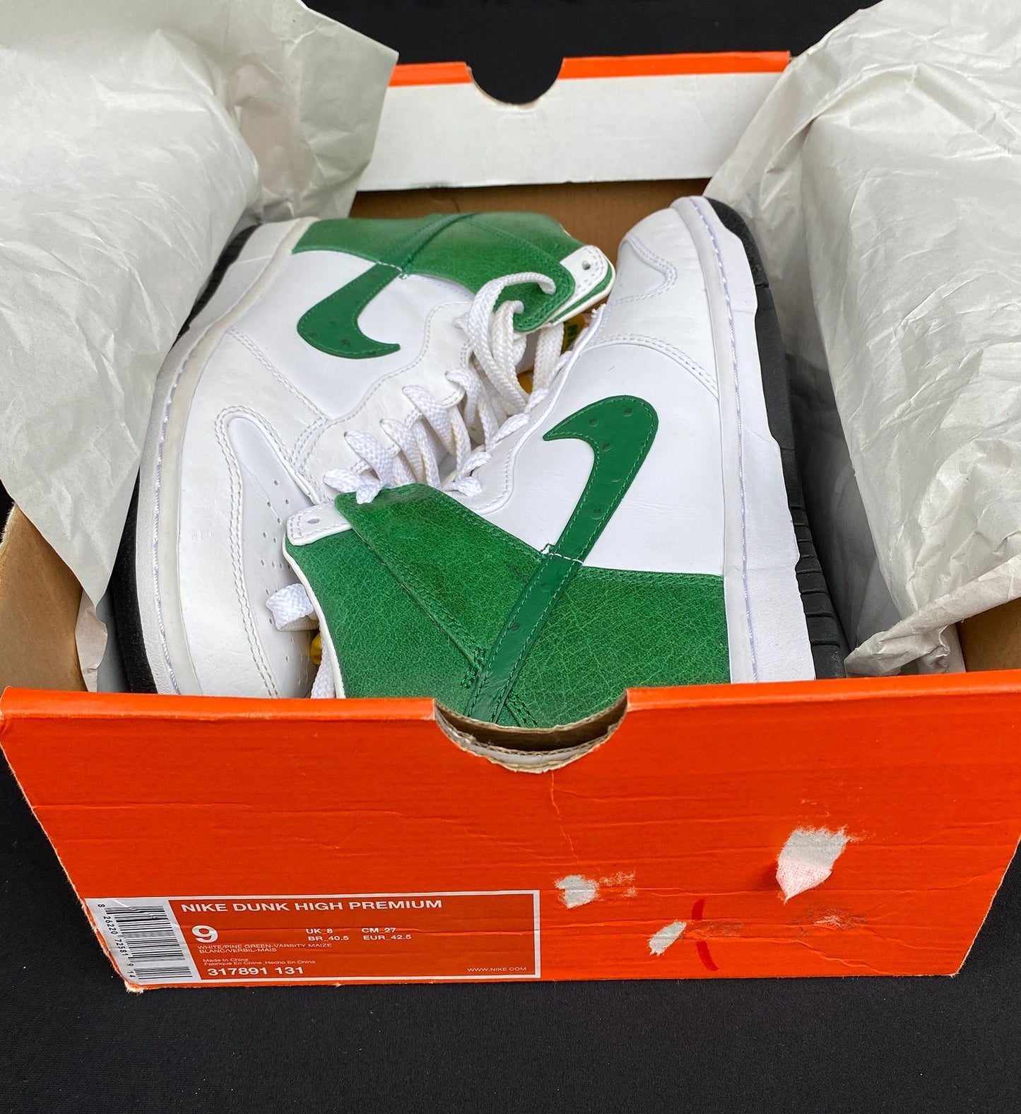 Nike Dunk High Premium Zoom Pine Green NEW Size 9