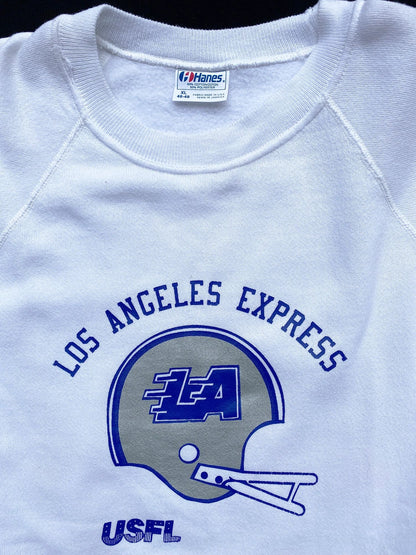 USFL Original LA Express 80's Hanes Crew Sweatshirt