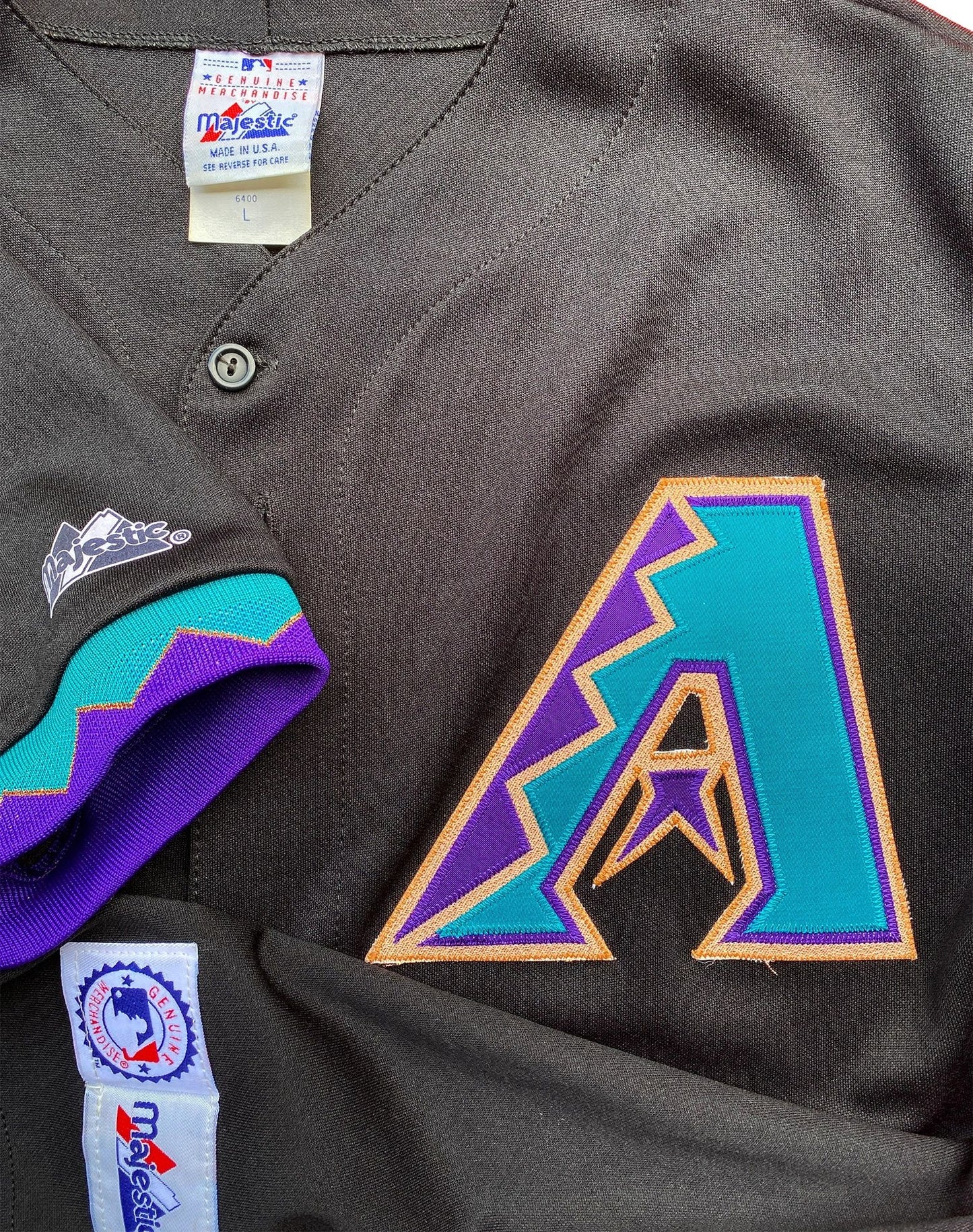 Arizona Diamondbacks Authentic Majestic 1998-2001 Game Jersey
