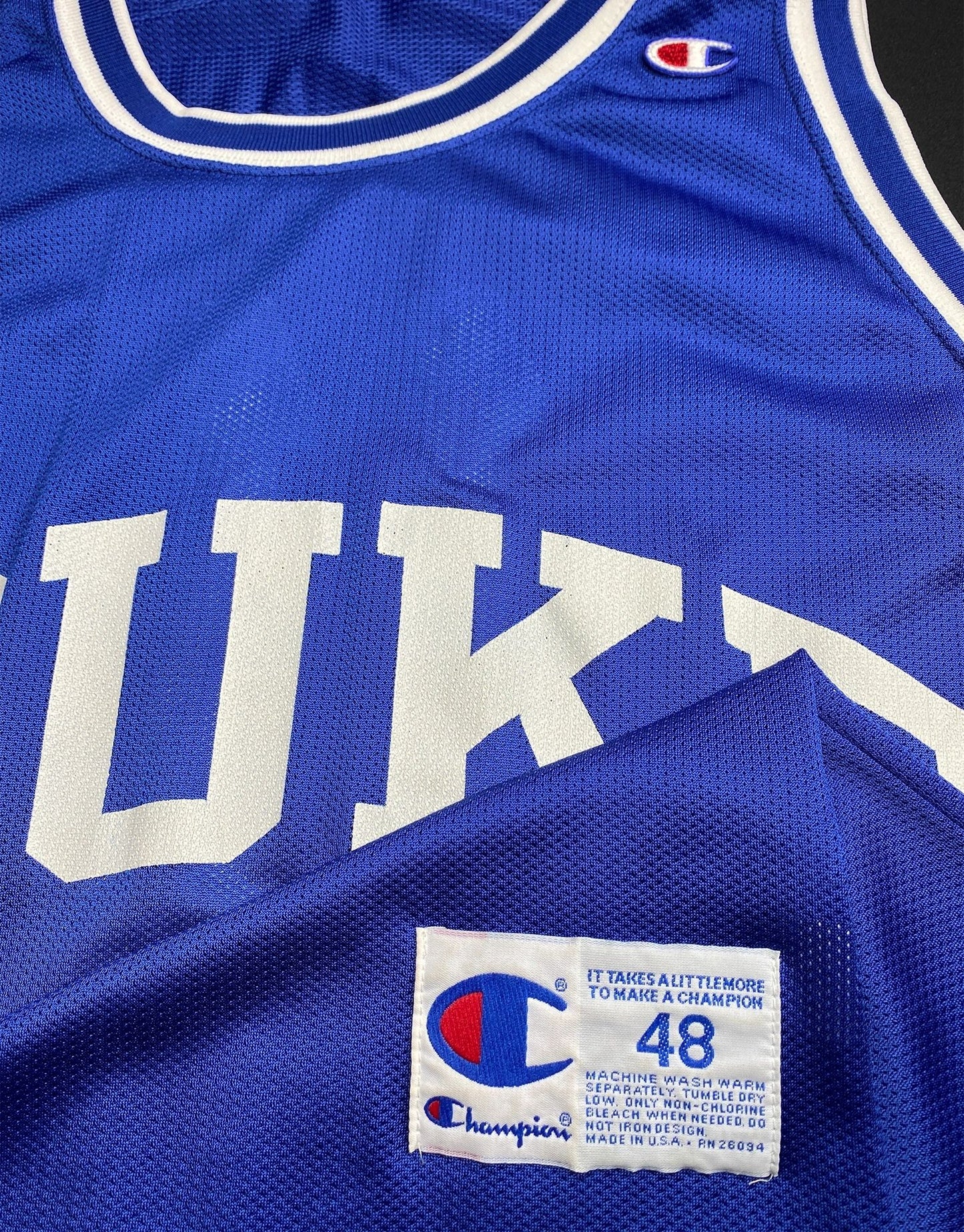 Duke Blue Devils Original Champion Bobby Hurley Jersey Size 48