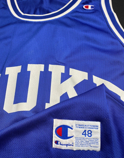 Duke Blue Devils Original Champion Bobby Hurley Jersey Size 48
