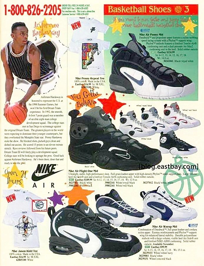 Nike Air Max Penny Original Orlando release 1995 Size 10.5
