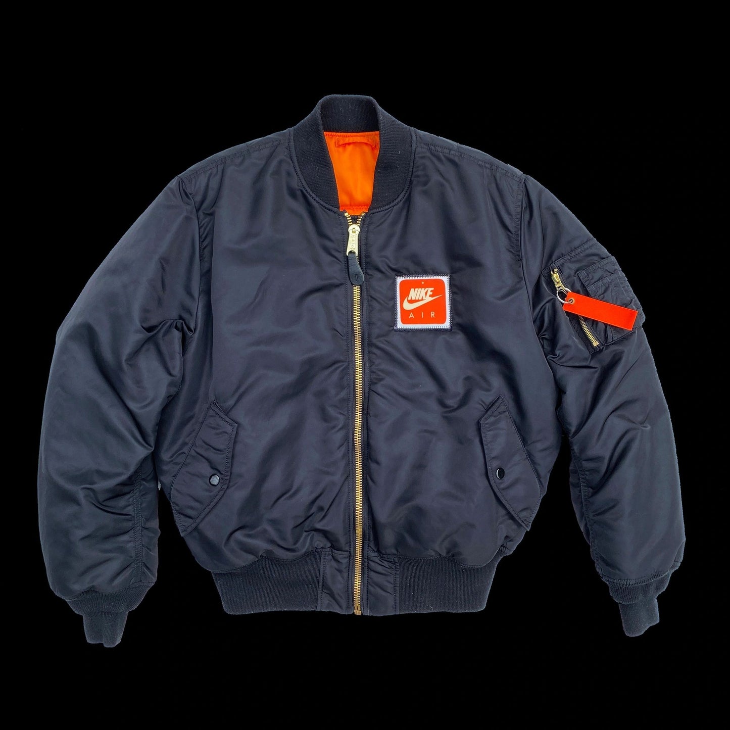 1/1 Nike Air Force 1 Official Alpha Ind. Reversible Bomber Jacket