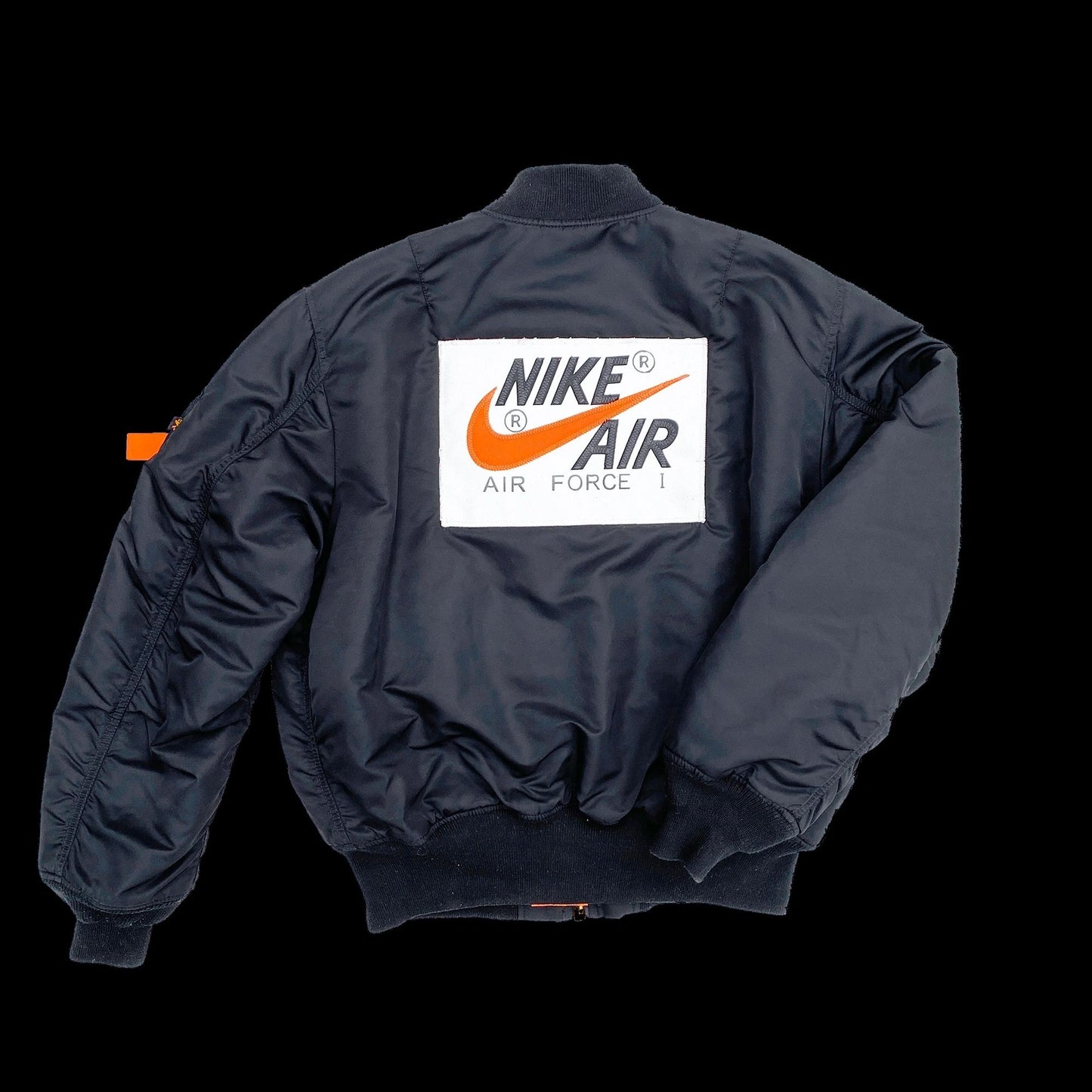 1/1 Nike Air Force 1 Official Alpha Ind. Reversible Bomber Jacket