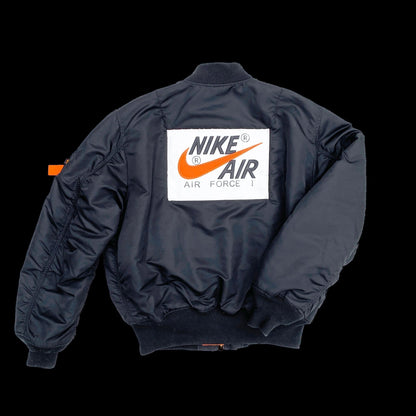1/1 Nike Air Force 1 Official Alpha Ind. Reversible Bomber Jacket