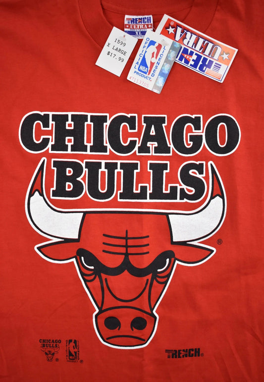 1990s Jordan Era Chicago Bulls T-Shirt NEW
