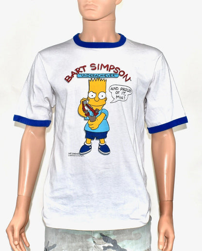 1989 Bart Simpson Underachiever Ringer T-shirt