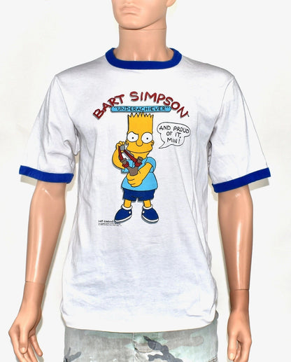 1989 Bart Simpson Underachiever Ringer T-shirt