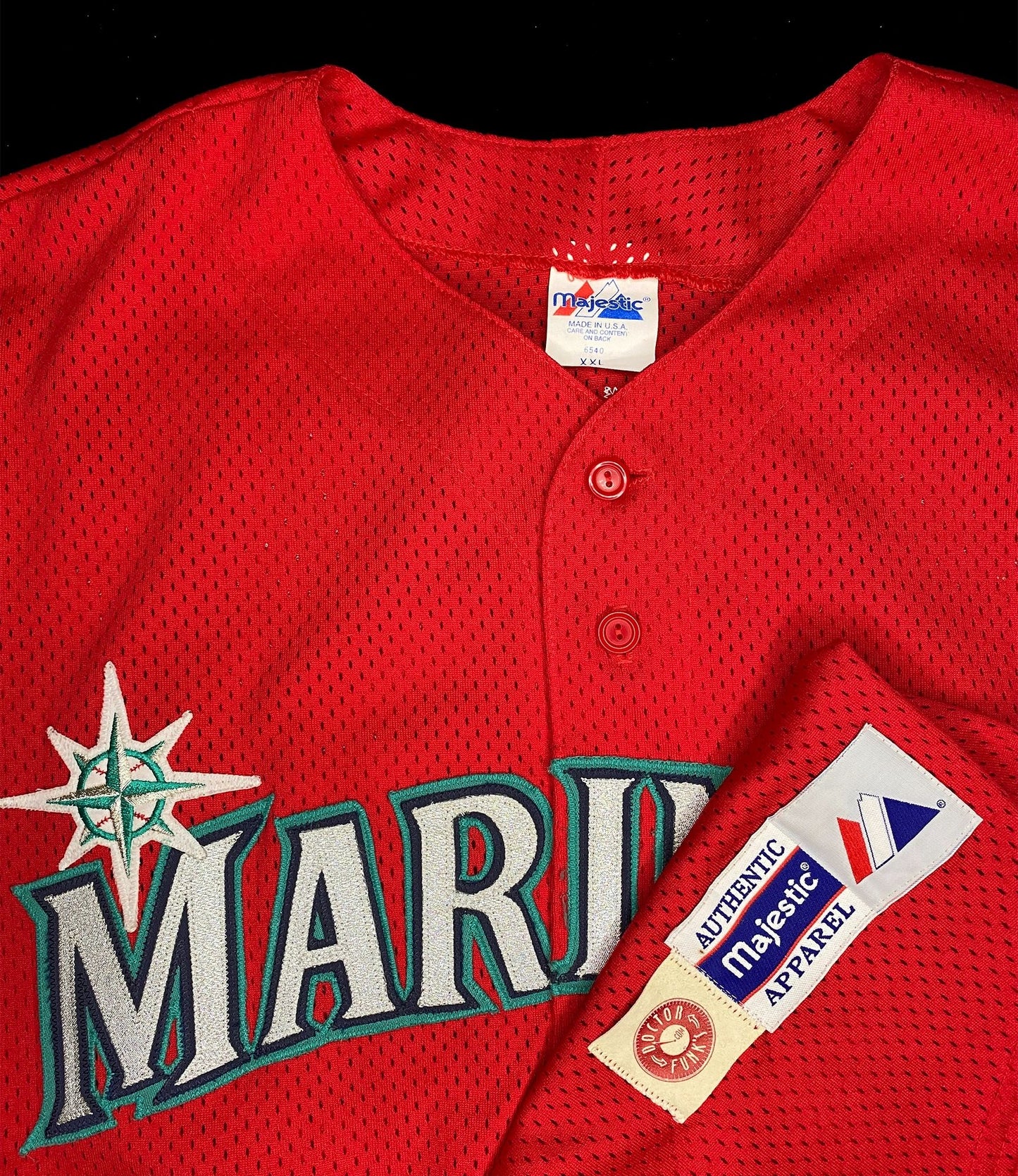 1/1 Seattle Mariners Julio Rodriguez Red Authentic Majestic Jersey