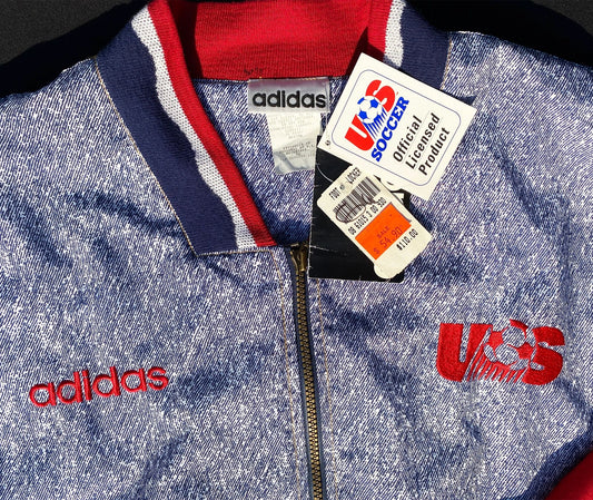 Adidas 1994 USA Soccer World Cup Denim Jacket NEW