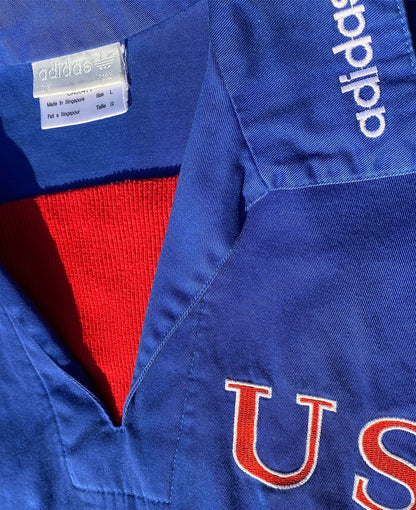 Adidas USA Soccer 90's World Cup Pullover Jacket
