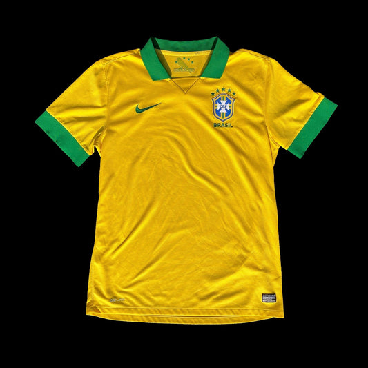 Nike Brazil 2013/14 World Cup Soccer Jersey Size Large