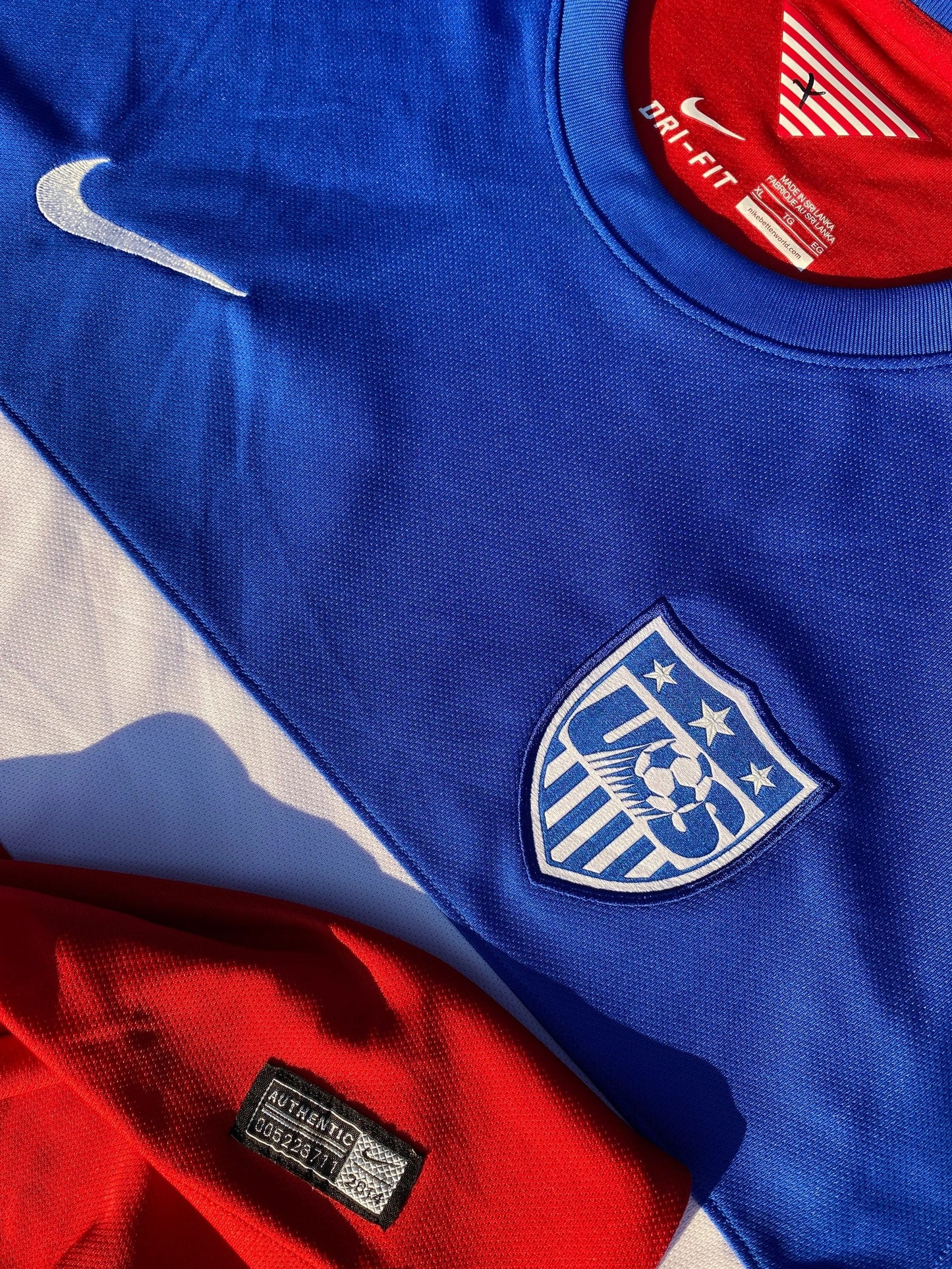 Nike USA Soccer 2014 Bomb Pop Error Jersey