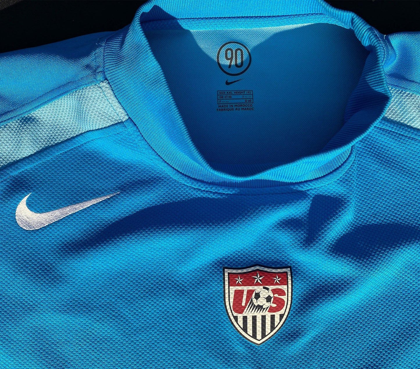 Nike USA Soccer Total 90 L/S Goalie Jersey XXL